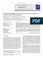 Comparison of Impedance Measurements in A DSP Using Ellipse-Fit and