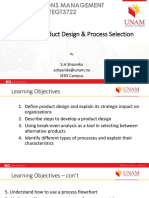 Product Design & Process Selection