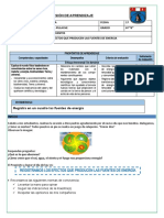 SESION CIENCIA La Energía, Fuentes y Tipos.