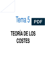 Tema 5 La Teoría de Los Costes