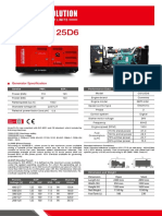 Data Sheet 125 Kva