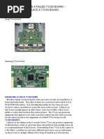 How To Diagnose A Failed T Con Board