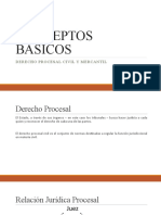 Conceptos Básicos - Derecho Procesal Civil