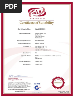 Certificado Cumplimiento IEC 62109-1-2