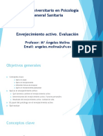 Envejecimiento Activo. Evaluación