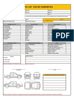 Check List Camioneta