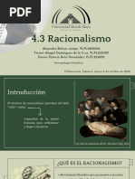 Exposición Del Racionalismo