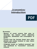 Introduction To Economics