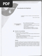 Cap. 6. Formulación de Hipótesis