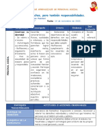 Sesión de Aprendizaje de Personal Social 14 Noviembre