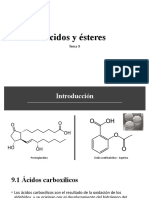 Tema 9 Ácidos y Ésteres