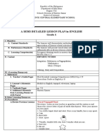 Cot Lesson Plan English 1