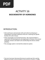 Activity 16 Hormones