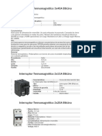 Interruptor Termomagnético 3x40a Bticino