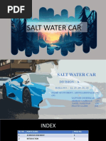 Salt Water Car (Physics)