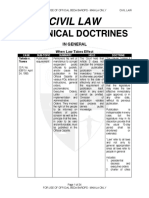 Civ Canonical Doctrines