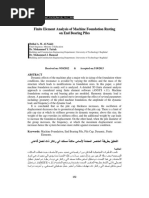 2014 Finite Element Analysis of Machine Foundation Resting On End Bearing Piles