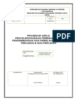 PROSEDUR KERJA Penyelenggaraan Pembangunan