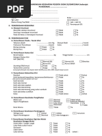 Formulir Penjaringan Kesehatan