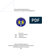 Laporan Praktikum Bioteknologi PCR Dna Bakteri Asam Laktat Menggunakan Primer LDH