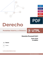 Derecho Procesal Civil I - Octubre 2018