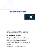 The Literature Review