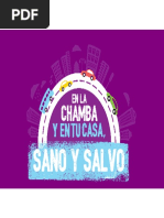 Programa en La Chamba y en Tu Casa Sano y Salvo - 2018