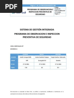 Programa de Observacion e Inspeccion Preventiva de Seguridad