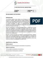 Guía 5 Reconocimiento de Proteínas