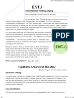 Entj Extraverted Intuitive Thinking Judging