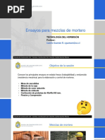 Clase 3 - Tecnología Del Hormigón-Mezclas de Mortero