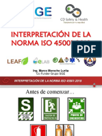 Interpretación de La Norma Iso 45001