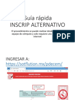 Guía Rápida INSCRIP PDECEM. 2022