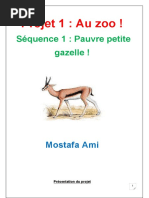 Les Fiches 5 Ème AP Projet 1 Séquence 1 - Pauvre Petite Gazelle !