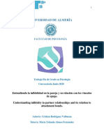 Entendiendo La Infidelidad en La Pareja y Su Relación Con Los Vínculos de Apego - Subrayado