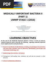 7.01-Medically Important Bacteria II (Part I)