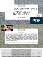 Actuaciones Y Técnicas Especiales de Investigación