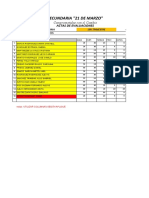 Reporte de Calificaciones