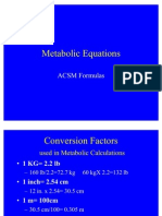 MET Equations