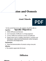 Osmosis and Diffusion 