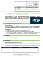 P 03 - Procedure For Emergency Preparedness and Response