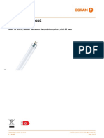 Product Datasheet: Basic T5 Short - Tubular Fluorescent Lamps 16 MM, Short, With G5 Base