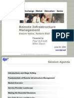 Remote Infrastructure Management: Web Exchange Market Education Series