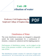 UNIT 3 B Disinfection and Water Distribution System