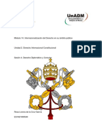 Módulo 14. Internacionalización Del Derecho en Su Ámbito Público