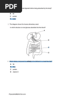 Human Nutrition (Multiple Choice) QP