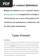 Breach of Contract (Definition) : Legal Binding Agreement