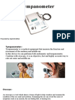 Tympanometer