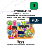 Module 1 - Visualization of Whole Numbers