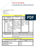 Sesión de Aprendizaje JUEVES 20-10-2022